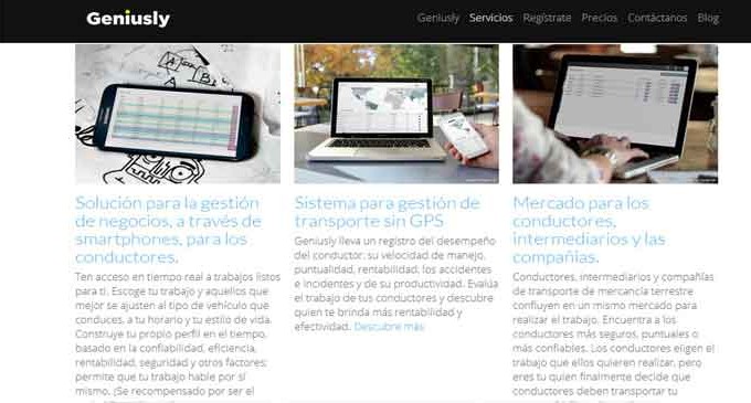 Geniusly: logística móvil para PyME, con acento colombiano