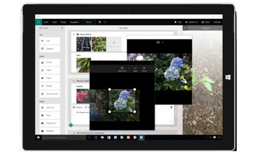 Sway, la aplicación de presentaciones de Microsoft está disponible en Windows 10