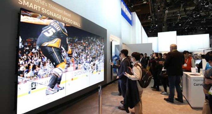 CES 2016: Samsung presenta el video wall con bisel más delgado del mundo
