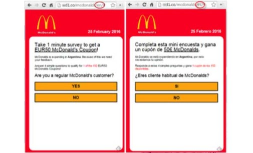 Estafa de WhatsApp que utiliza a McDonald’s llega a Facebook