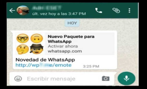 Estafa en WhatsApp vinculada con los emojis