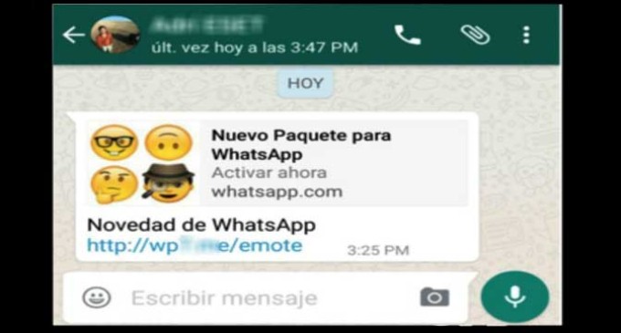 Estafa en WhatsApp vinculada con los emojis