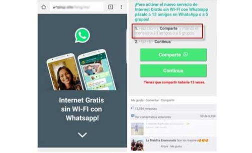 ESET advierte sobre un nuevo engaño en WhatsApp que ofrece Internet gratis sin Wi-Fi