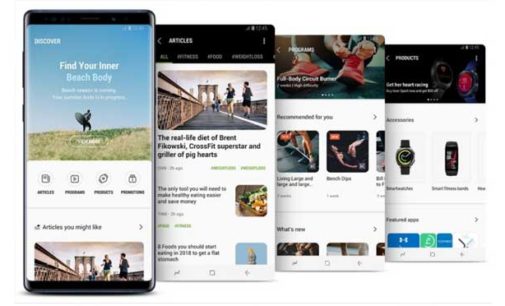 Disponible Samsung Health 6.0