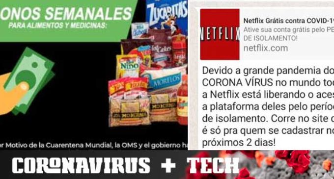 Ciberdelincuentes difunden estafas en WhatsApp usando COVID-19