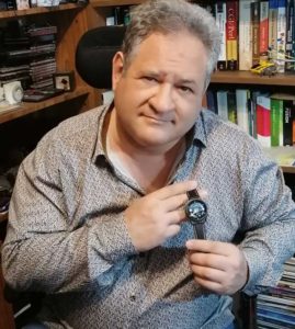 Alcides León con el Galaxy Watch 3 Alcides León con el Galaxy Watch 3