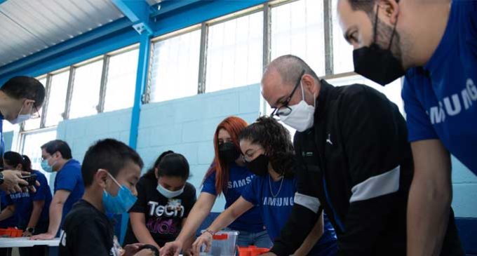 <strong>Samsung: incorporando tecnología en la educación con Voluntariado Corporativo</strong>