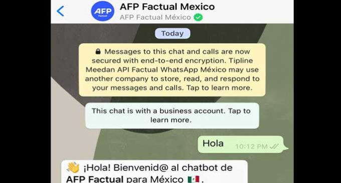 Un chatbot de AFP en WhatsApp para las elecciones mexicanas